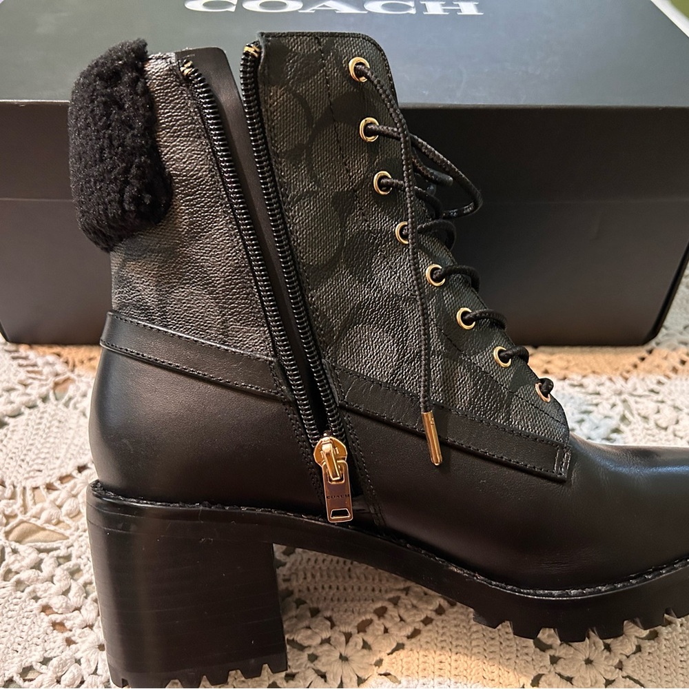 JILL LEATHER BOOT BLACK US 7.5 B Never worn still brand new. - Picture 7 of 13